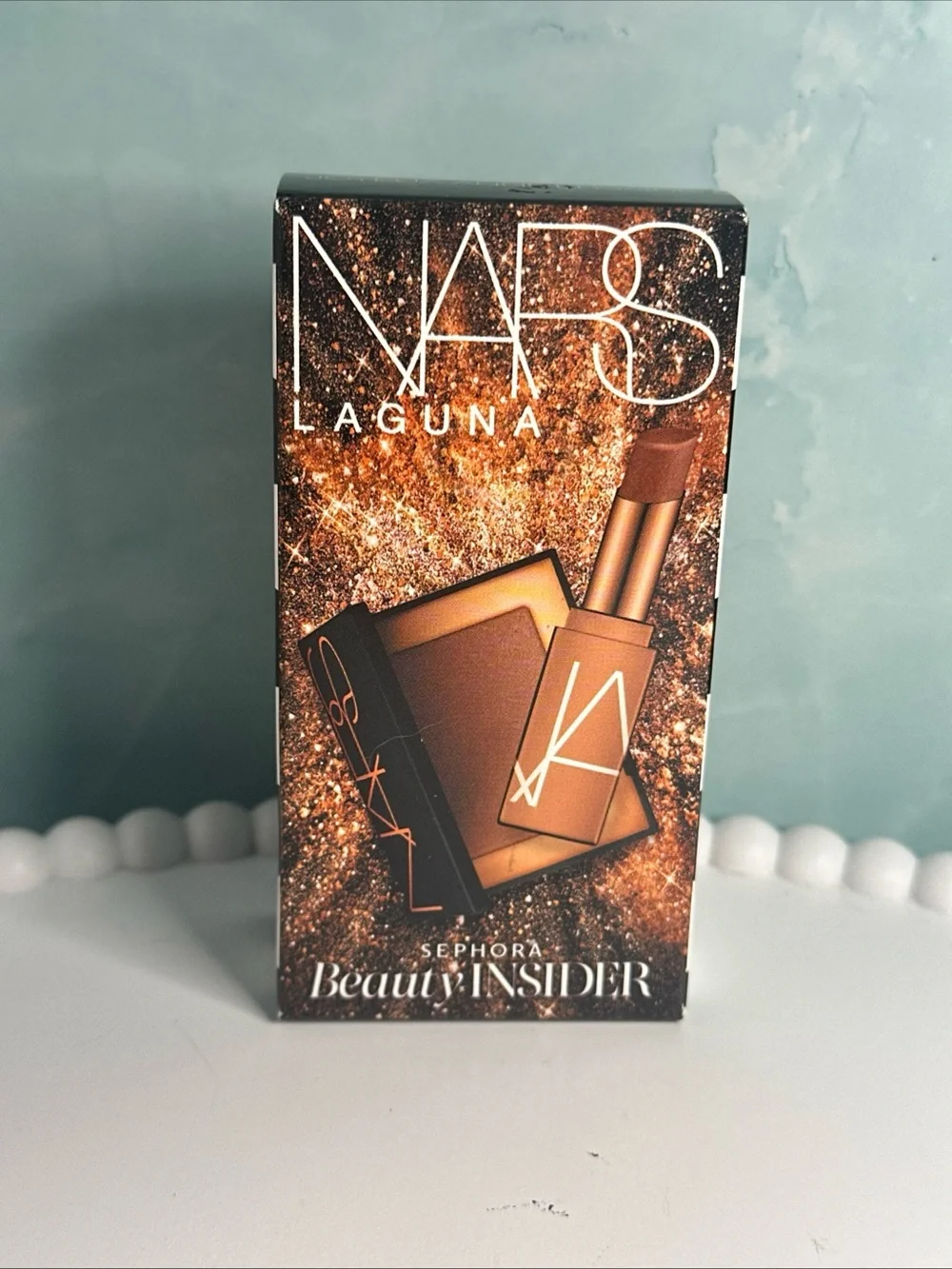 NARS LAGUNA Bronzer & Afterglow Lip Balm Sephora Gift Set. New in box